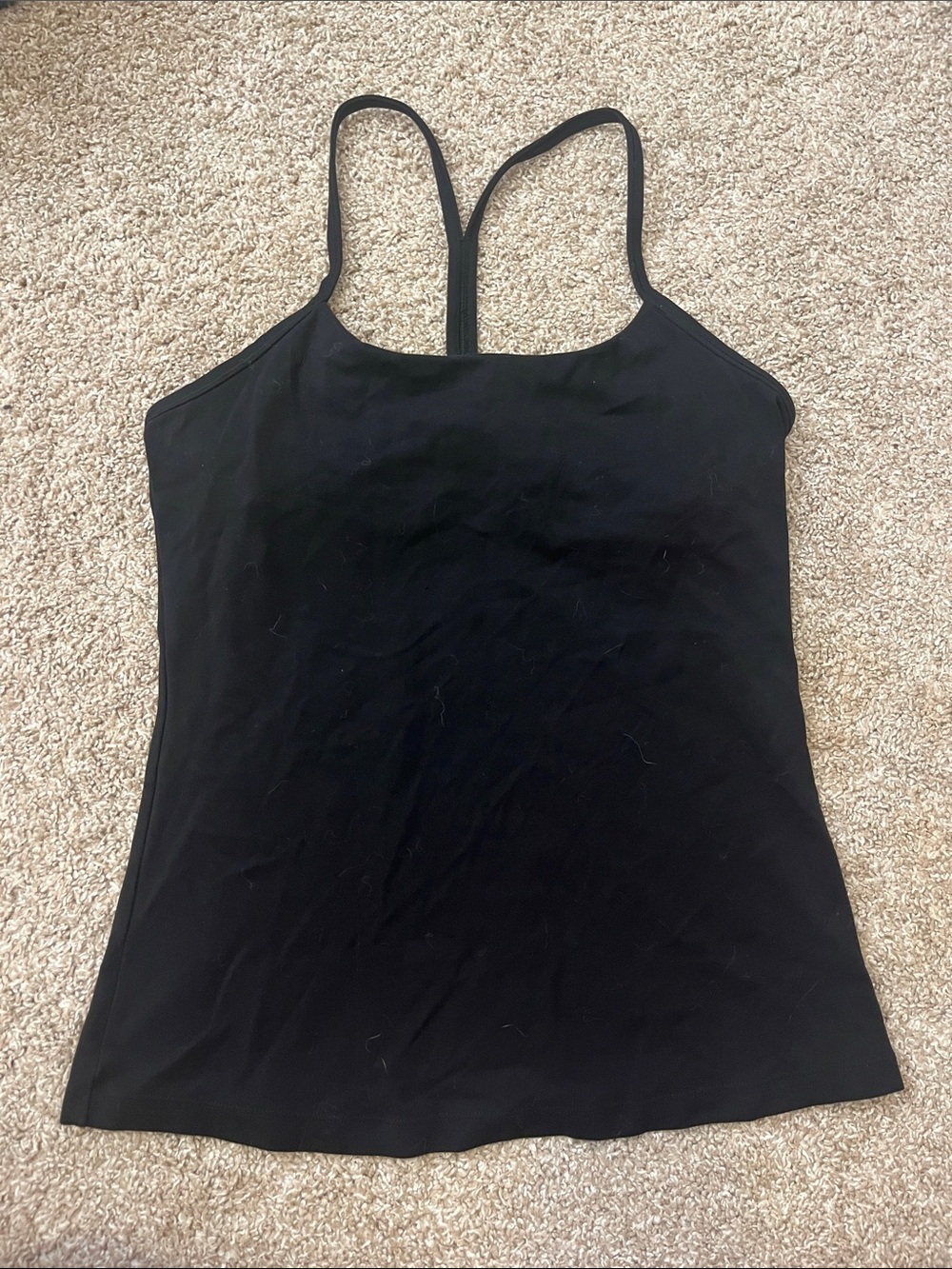 CRZ Yoga Butterluxe Hip Length Built-in Bra Tank Y Back